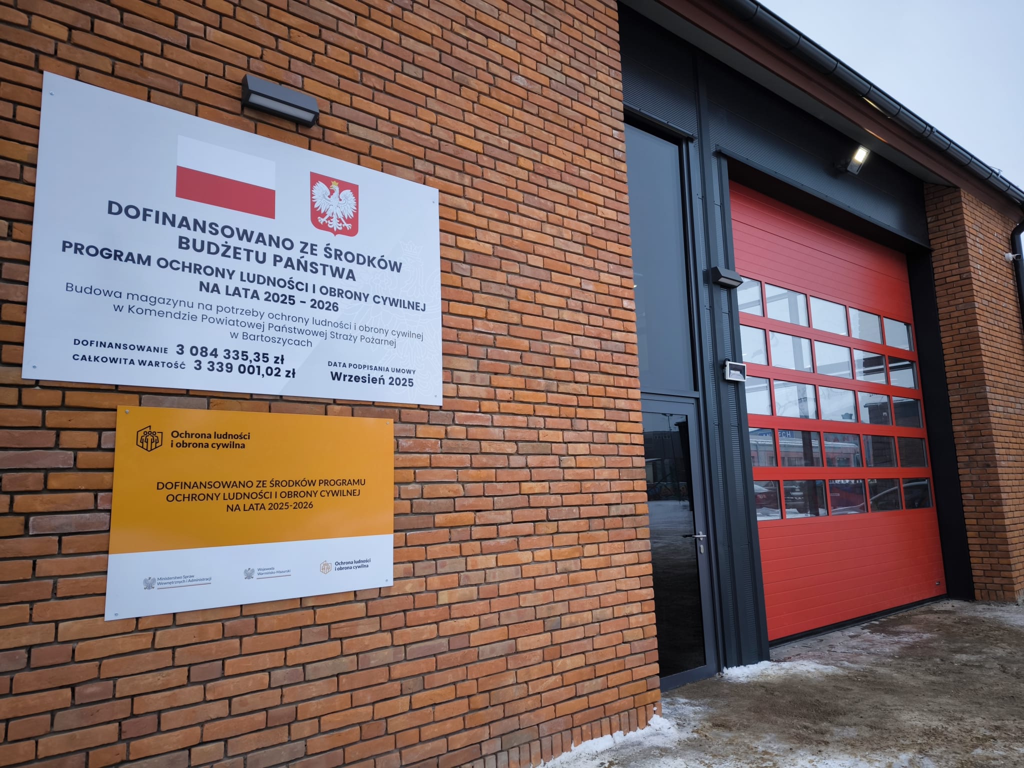 Pierwszy w regionie magazyn obrony cywilnej