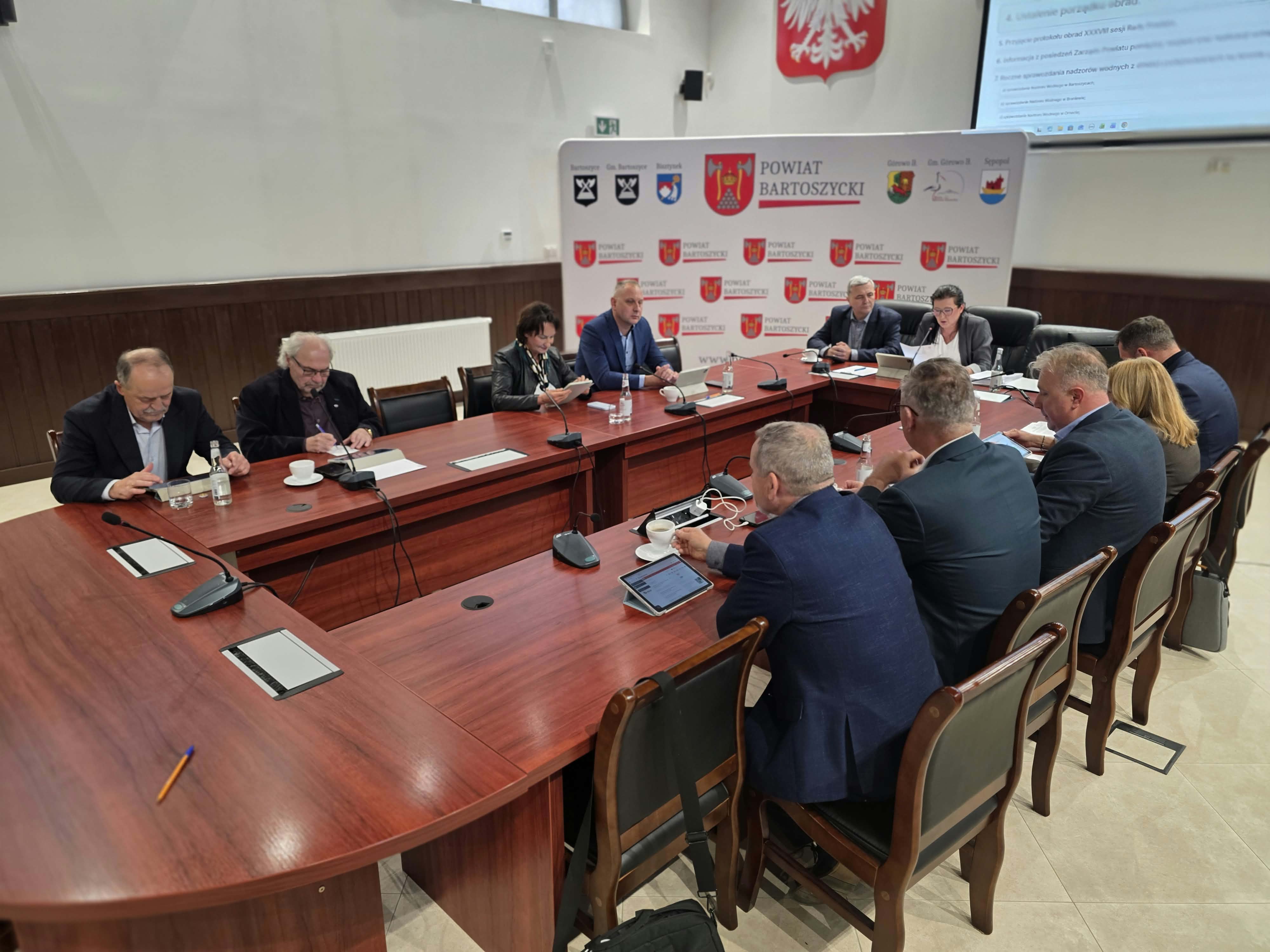 39. sesja Rady Powiatu Bartoszyckiego